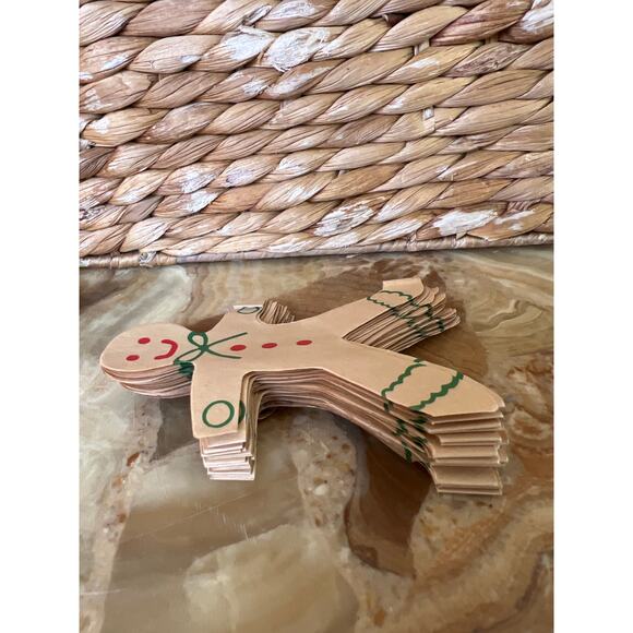 Gingerbread Man Vintage Paper Garland - Picture 6 of 6